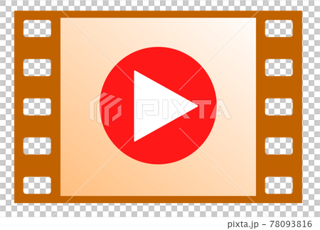 フィルムを再生する画像イラスト フィルムを再生する画像イラスト 78093816