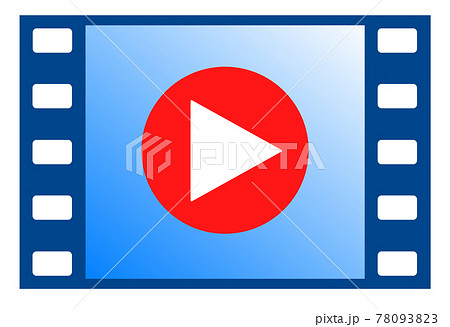フィルムを再生する画像イラスト 78093823