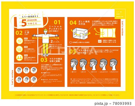 感染症対策 イラスト使用イメージ3 78093993