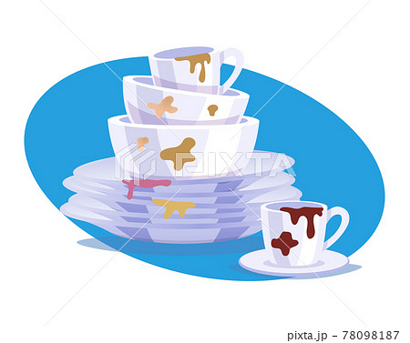 Dirty Dishes Composition 78098187