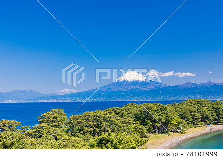 (静岡県)西伊豆戸田 御浜岬越しに富士山 (静岡県)西伊豆戸田 御浜岬越しに富士山 78101999