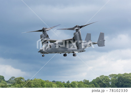アメリカ空軍CV-22オスプレイ低空飛行 78102330