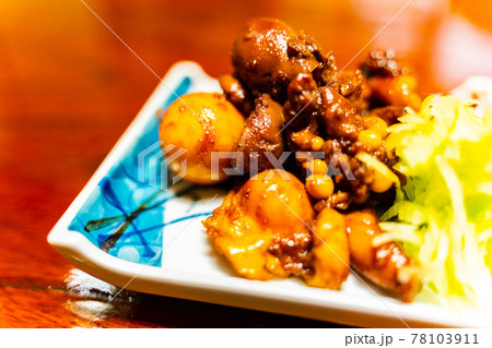 山梨県を代表するB級グルメ・甲州名物鳥モツ煮 山梨県を代表するB級グルメ・甲州名物鳥モツ煮 78103911