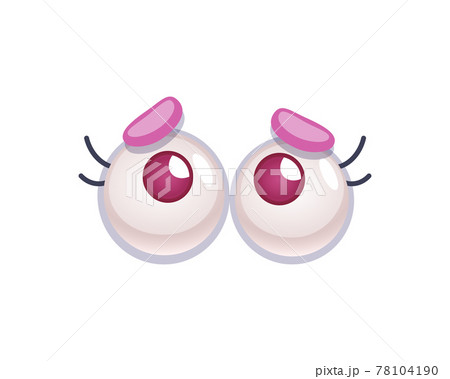 Carton Eyes Illustration 78104190