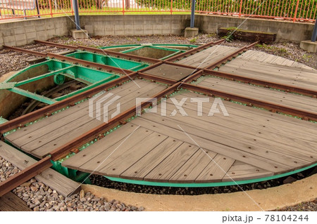 武豊町 旧国鉄武豊港駅の直角二線式転車台跡 武豊町 旧国鉄武豊港駅の直角二線式転車台跡 78104244