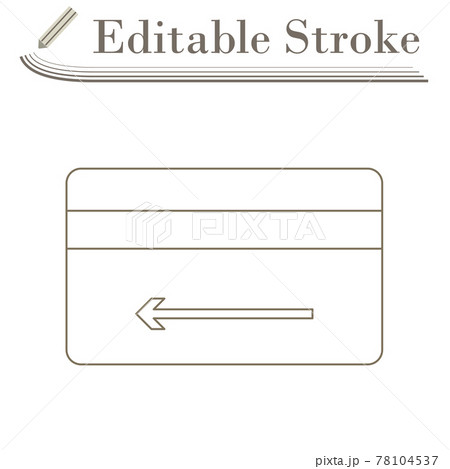 Cash Back Credit Card Icon 78104537