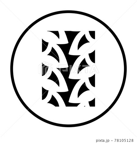 Bike Tyre Print Icon 78105128