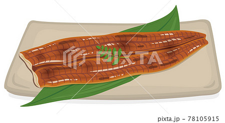 うなぎの蒲焼のイラスト素材