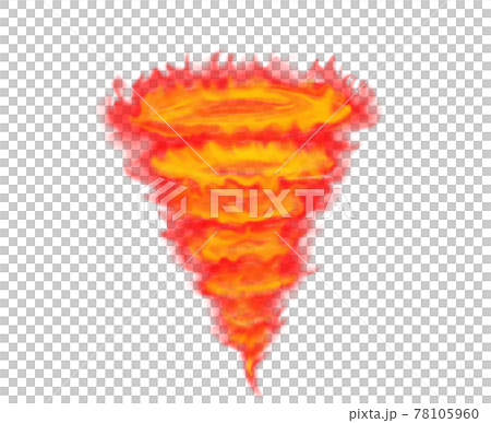 龍捲風的火 插圖素材 圖庫