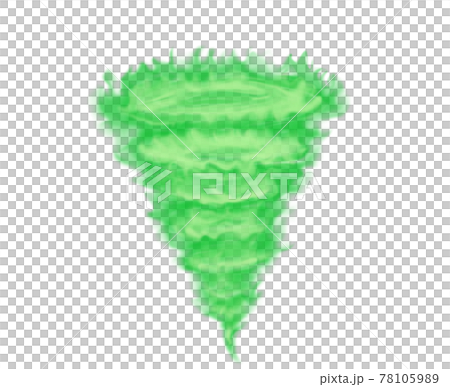 Green flame tornado - Stock Illustration [78105989] - PIXTA