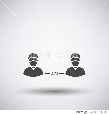 Social Distance Icon 78106191