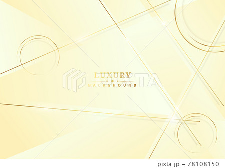 Abstract template yellow mustard color luxury background design. Geometric triangles with golden lines. Abstract template yellow mustard color luxury background design. Geometric triangles with golden lines. 78108150