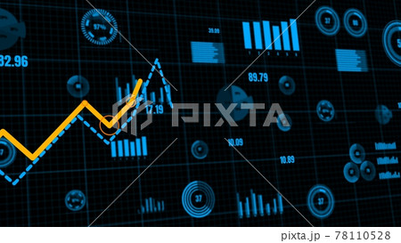 Visionary business dashboard for financial data analysis 78110528