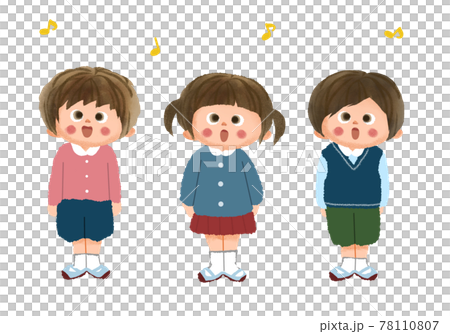 歌う子供たち 78110807