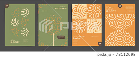 Modern art poster template set. Asian geometric wavy design background for poster, cover, brochure, banner. Modern simple backdrop. Abstract geometric shapes, japanese wave lines, artistic design set. Modern art poster template set. Asian geometric wavy design background for poster, cover, brochure, banner. Modern simple backdrop. Abstract geometric shapes, japanese wave lines, artistic design set. 78112698