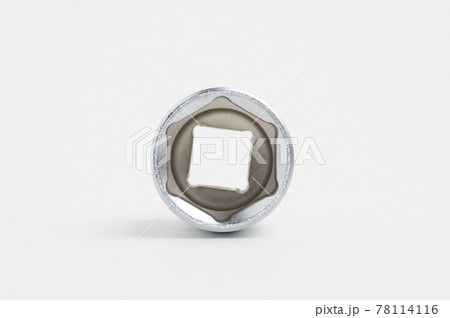 Wrench for nuts and bolts on a white background 78114116