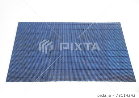 Bamboo mat on a white background 78114242