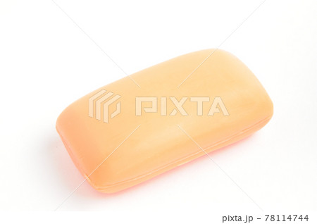 Soap for household use on a white background Soap for household use on a white background 78114744