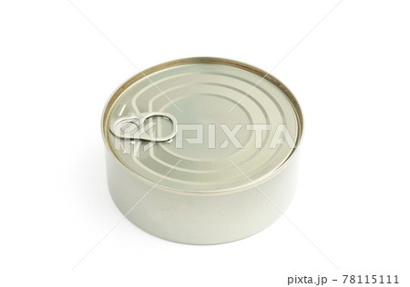 Iron tin can on white background Iron tin can on white background 78115111