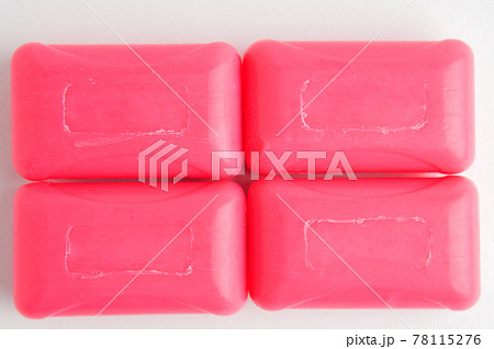 Soap for household use on a white background 78115276