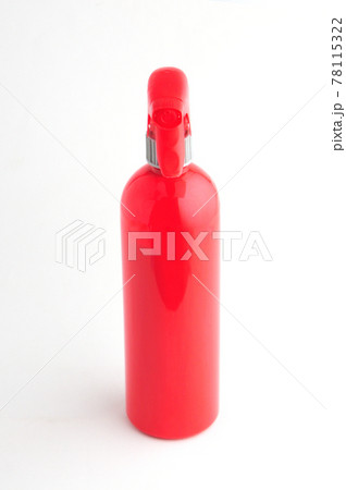 Chemical spray bottle on white background 78115322