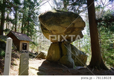 遠野の春　続石 78118028