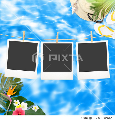 夏のフレーム素材 78118982