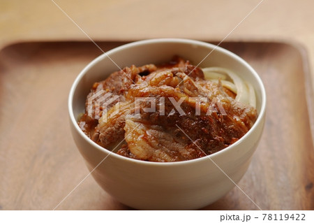 牛カルビ丼(手作り) 牛カルビ丼(手作り) 78119422