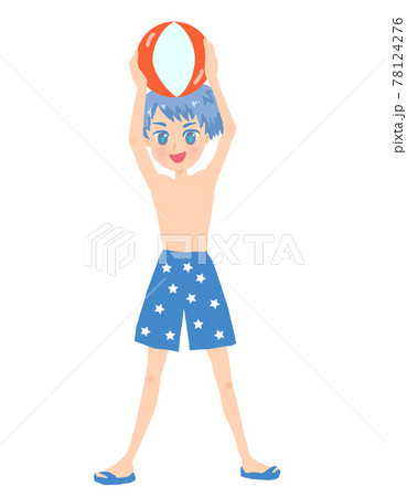 水着の男の子 78124276