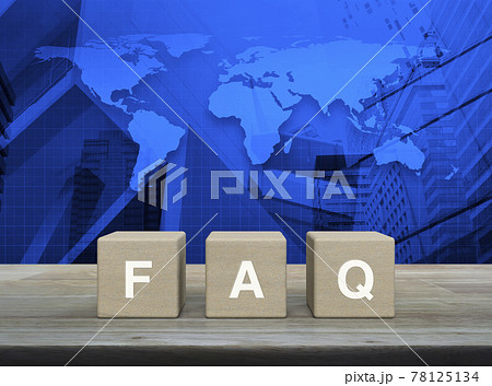 Frequently asked questions, Business customer service and support concept, Elements of this image furnished by NASA 78125134