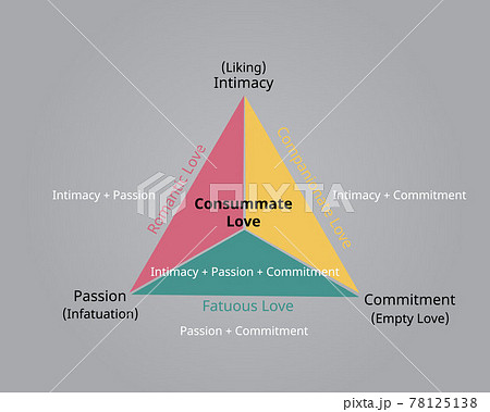 Triangular Theory of Love Between Customers and Products