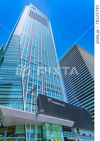 東京の都市風景 虎の門ヒルズ周辺の風景 78125785