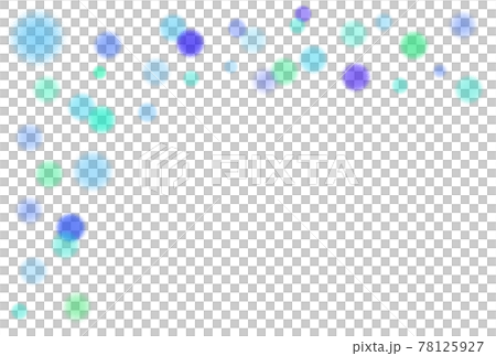 パステルカラーの水玉模様のイラスト素材 [78125927] - PIXTA