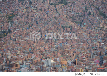 ラパスの街並み ラパスの街並み 78126206