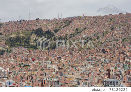 ラパスの街並み ラパスの街並み 78126222