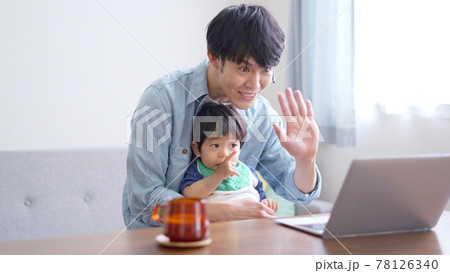 オンライン帰省イメージ オンライン帰省イメージ 78126340