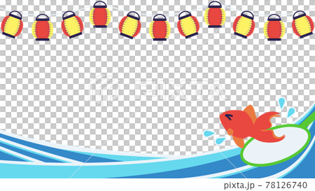 夏日祭背景素材(撈金魚,16:9) 夏日祭背景素材(撈金魚,16:9) 78126740