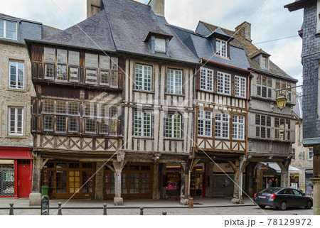 street in Dinan, France 78129972