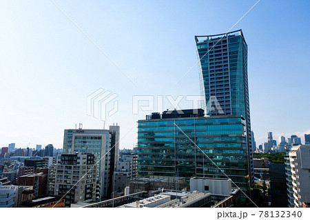 東京都渋谷区 渋谷区宇田川町のビル群（渋谷区役所等） 78132340