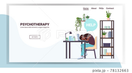 upset girl with help chat bubble holding head depression problems stress psychotherapy concept upset girl with help chat bubble holding head depression problems stress psychotherapy concept 78132663