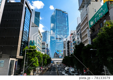 東京都渋谷区 明治通りの街並み 78133079