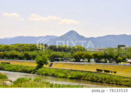 室見川から見た飯盛山 室見川から見た飯盛山 78133510