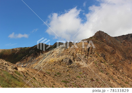 那須の茶臼岳、朝日岳、三本槍岳の縦走登山 78133829