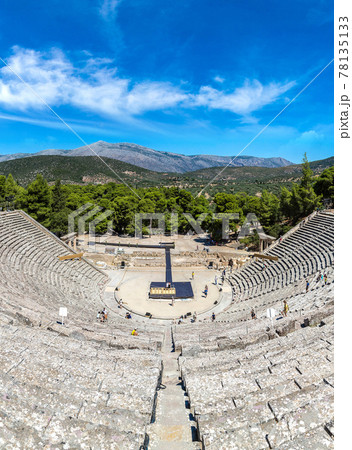 Epidaurus Amphitheater in Greece 78135133