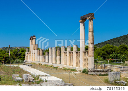 Ruins in Epidavros, Greece 78135346