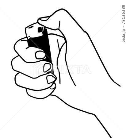 Illustration Of A Deformed Hand That Ignites Stock Illustration