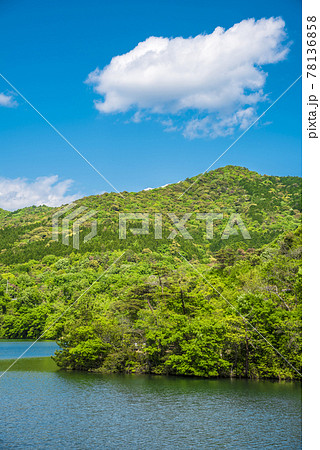 《愛知県》春日井市　築水池から大谷山 78136858