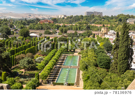 Gardens Alcazar in Cordoba Gardens Alcazar in Cordoba 78136976