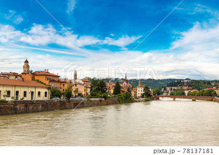 Adige River in Verona 78137181