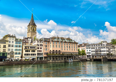 Historical part of Zurich 78137197